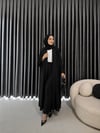 Zilan abaya siyah
