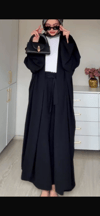 Zilan abaya siyah