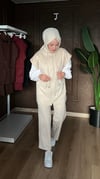 Zona yelek takım bej 