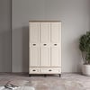 ÇAKRA 3 KAPILI DOLAP %100 MDF