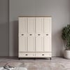  ÇAKRA 4 KAPILI DOLAP %100 MDF