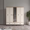  ÇAKRA 5 KAPILI DOLAP %100 MDF