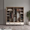  ÇAKRA 5 KAPILI DOLAP %100 MDF