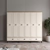  ÇAKRA 6 KAPILI DOLAP %100 MDF