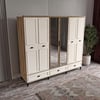  ÇAKRA 6 KAPILI DOLAP %100 MDF