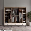  ÇAKRA 6 KAPILI DOLAP %100 MDF