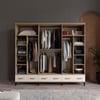  HAYYAM 6 KAPILI DOLAP %100 MDF