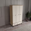  KİSRA 3 KAPILI DOLAP %100 MDF