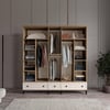  KİSRA 5 KAPILI DOLAP %100 MDF