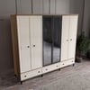 KİSRA 6 KAPILI DOLAP %100 MDF