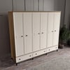  KİSRA 6 KAPILI DOLAP %100 MDF