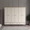  KİSRA 6 KAPILI DOLAP %100 MDF