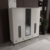  KONFOR 5 KAPILI DOLAP %100 MDF
