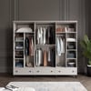  ZÜHRE 6 KAPILI DOLAP %100 MDF
