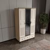  ZÜMER 3 KAPILI DOLAP %100 MDF