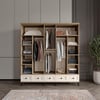  ZÜMER 5 KAPILI DOLAP %100 MDF