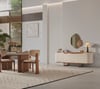 LUNA CEVİZ MASA 4 SANDALYE