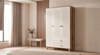 ZM-30 Ceviz Aytaşı 3 Kapılı Dolap %100 MDF