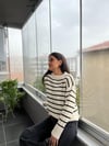 AJURLU BİSİKLET YAKA TRİKO KAZAK 