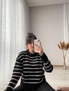 AJURLU BİSİKLET YAKA TRİKO KAZAK 