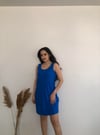 Askılı Fitilli Midi Elbise 