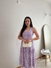 ASKILI RAHAT KALIP BÜRÜMCÜK ELBİSE MOR