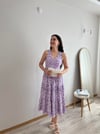 ASKILI RAHAT KALIP BÜRÜMCÜK ELBİSE MOR