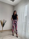BELİ LASTİKLİ PANTOLON PEMBE
