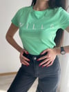 BİSİKLET YAKA BASKILI TSHIRT