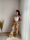 BOL PAÇA PANTOLON ÇİÇEKLİ