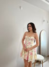 Çiçekli İ̇p Askılı Elbise
