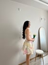 Çiçekli İ̇p Askılı Elbise