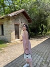 DÜĞMELİ İP ASKILI ELBİSE