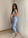 LASTİKLİ MAVİ EŞOFMAN ALT