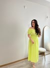 MADONNA YAKA DESENLİ ELBİSE