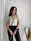 OVERSİZE TAŞ RENGİ TSHIRT