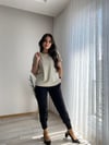 OVERSİZE TAŞ RENGİ TSHIRT
