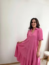 PEMBE GÖMLEK ELBİSE