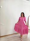 PEMBE GÖMLEK ELBİSE