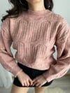PEMBE SIRT DETAYLI KAZAK 