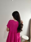 PUANTİYELİ SALAŞ PEMBE ELBİSE
