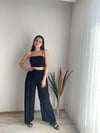 SİYAH LASTİKLİ BOL ALT