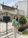 YEŞİL FIRFIRLI BLUZ 