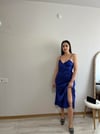 ZARA MODEL SATEN ELBİSE