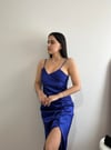 ZARA MODEL SATEN ELBİSE