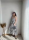 ZARA MODEL SİYAH BEYAZ ELBİSE 