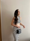 ZARA MODEL YENİ SEZON TRİKO TAKIM SİYAH BEYAZ