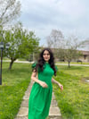 ZARA MODEL YEŞİL ELBİSE