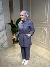 1050 Bel Kemerli Tencel Takım
