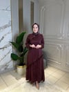 10709 İpek Kupra Elbise
